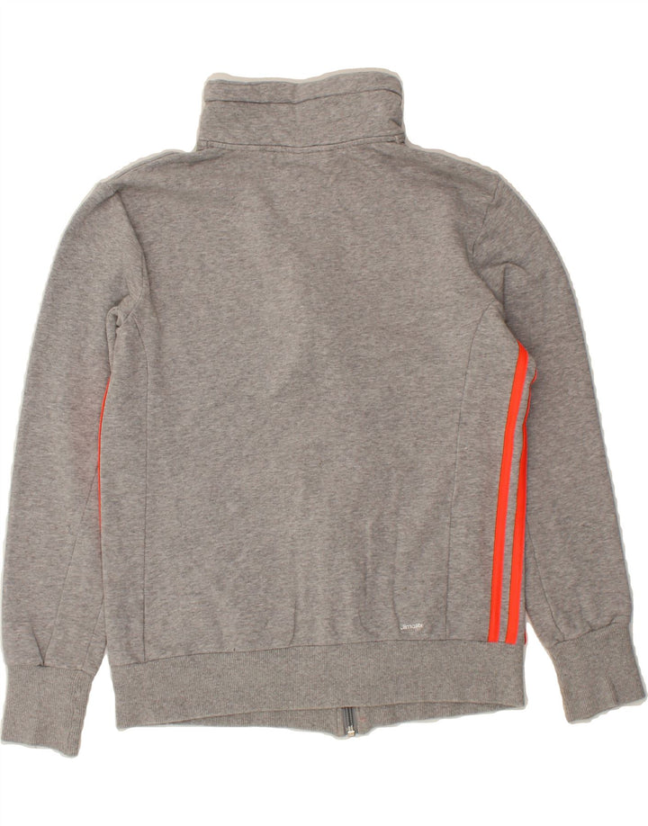 ADIDAS Womens Tracksuit Top Jacket UK 8/10 Small Grey Vintage Adidas and Second-Hand Adidas from Messina Hembry 