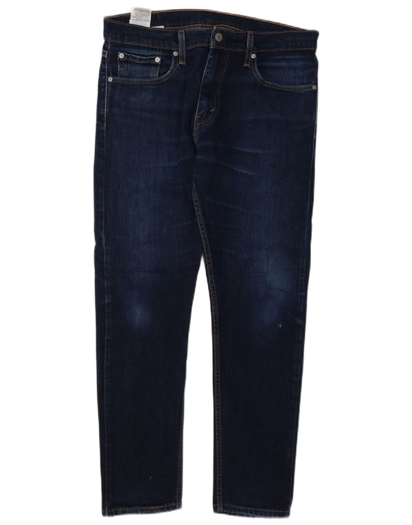 Мужские зауженные джинсы Levi's 512 W33 L30 темно-синие, хлопок