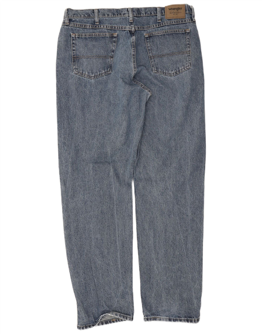 Мужские прямые джинсы Wrangler W38 L34 синие, хлопок