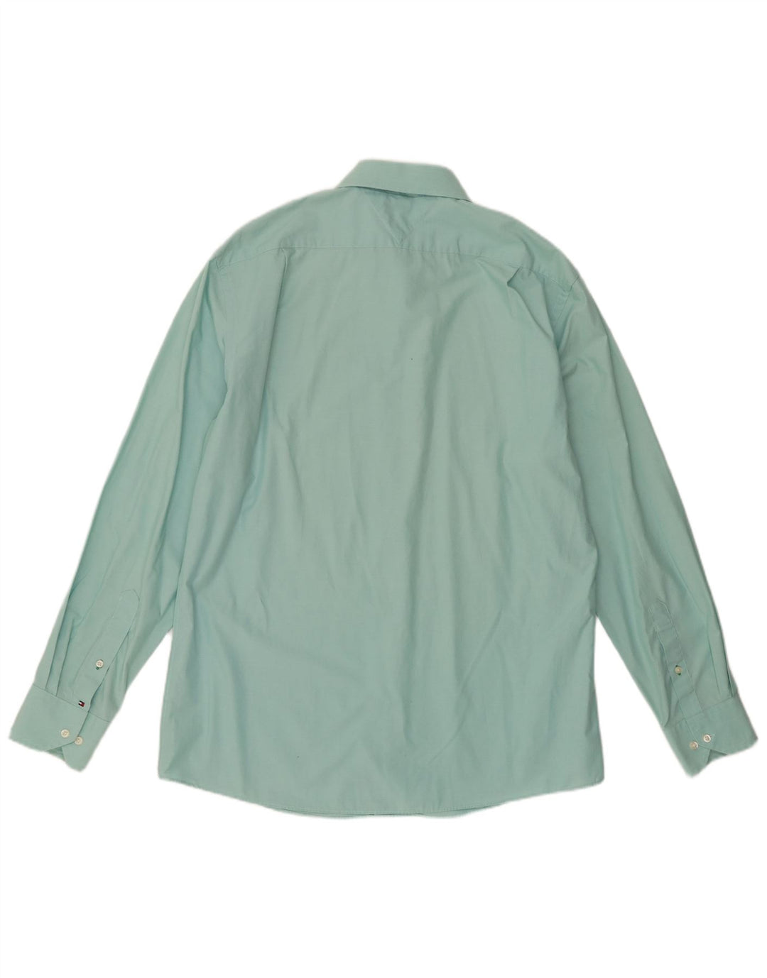 Мужская рубашка Tommy Hilfiger, размер 16, 1/2, большая, зеленая, хлопковая
