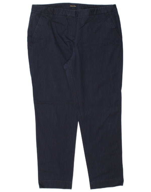 MASSIMO DUTTI Женские брюки-чиносы EU 44 XL W34 L28 Темно-синие классические