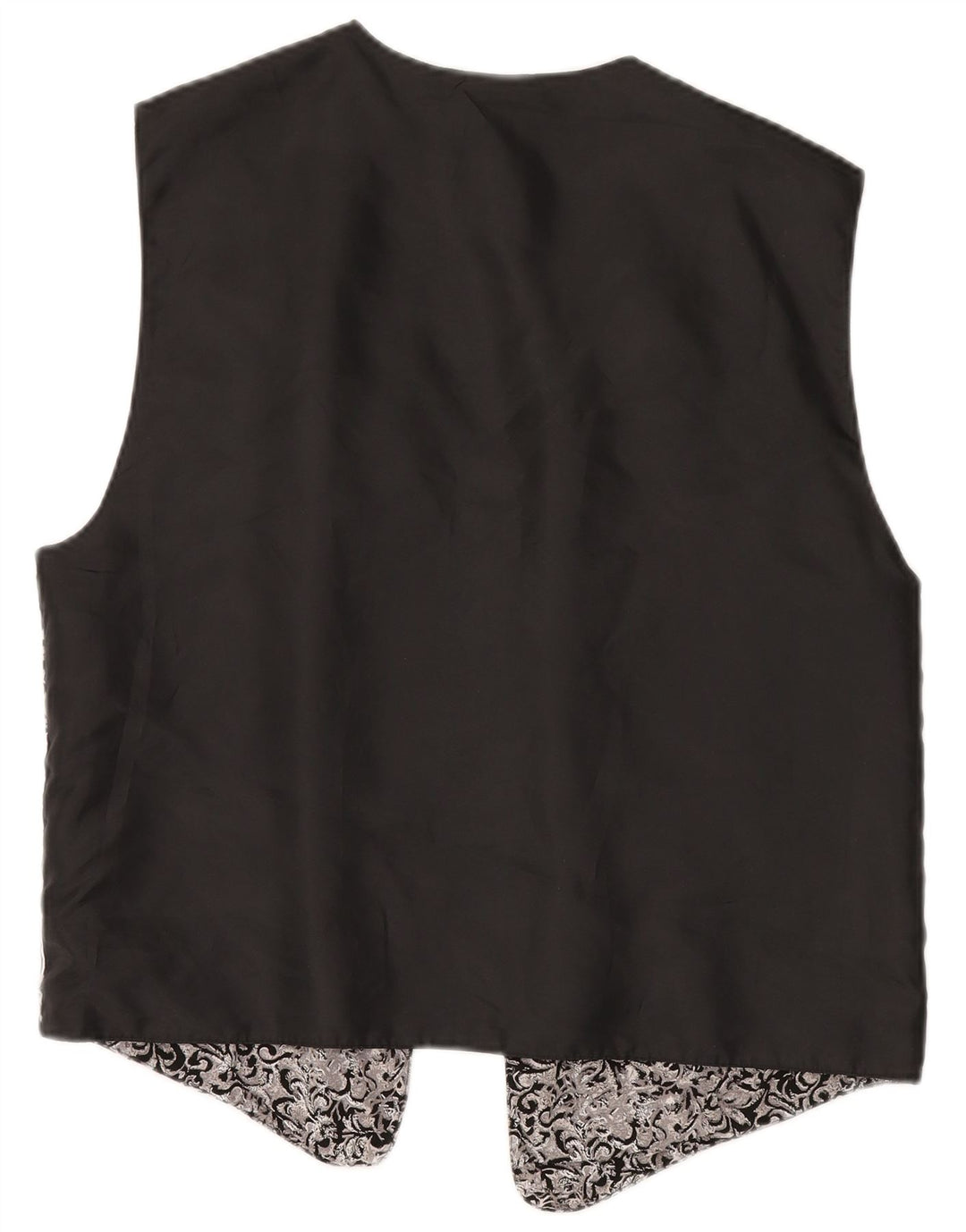 Винтажный женский жилет UK 18 XL, разноцветный лоскутный полиэстер