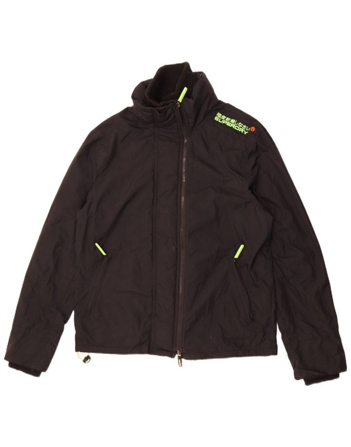 Мужская ветровка-ветровка Superdry UK 42 XL, черный нейлон
