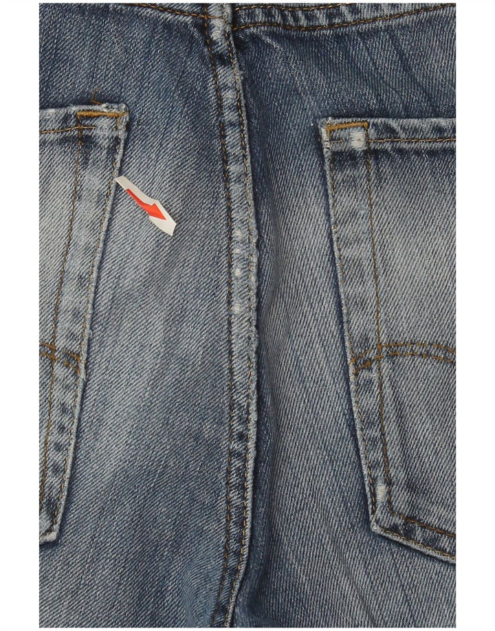 Jack & Jones Мужские джинсовые шорты стандартного кроя, маленькие W32, синие, хлопок