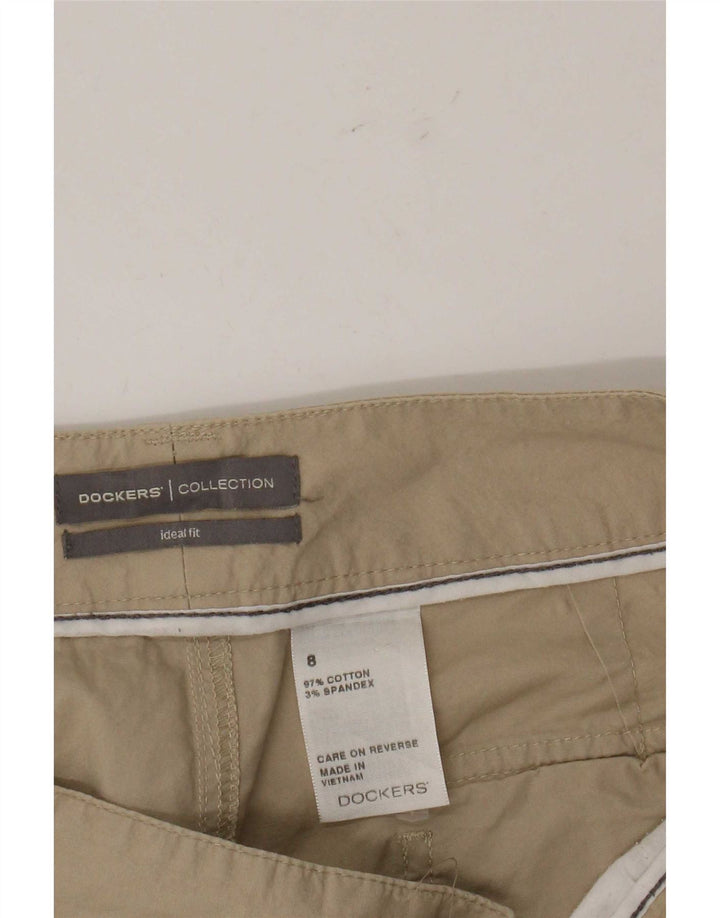 Женские шорты чинос Dockers US 8 Medium W30 Бежевые хлопковые