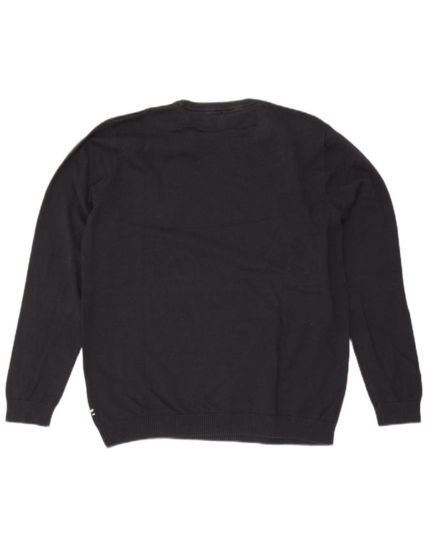 Мужской свитер с круглым вырезом Jack & Jones XL, темно-синий