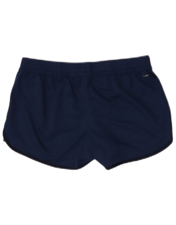 Женские спортивные шорты Adidas Climalite UK 12/14, средний темно-синий полиэстер