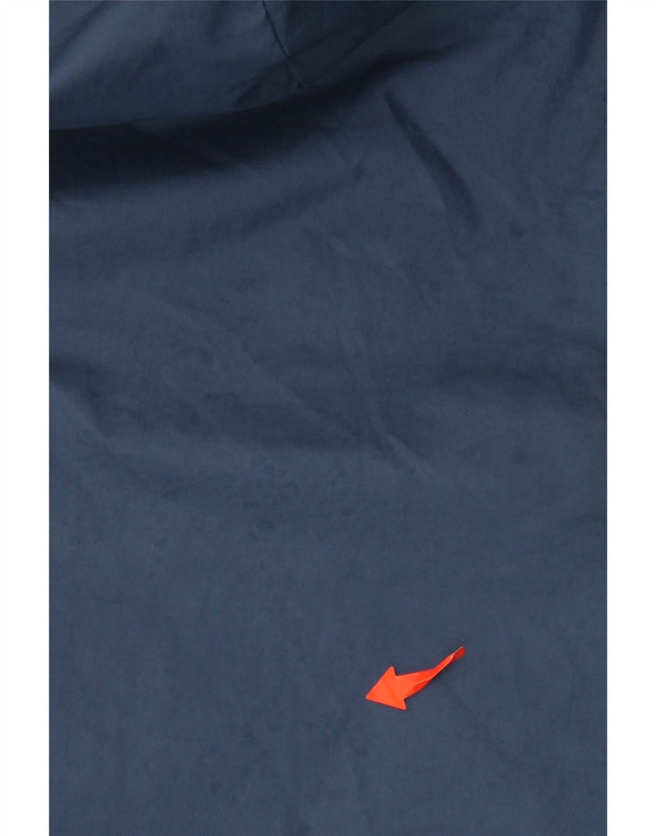 THE NORTH FACE Утепленная куртка с капюшоном для мальчиков 11–12 лет, большая, темно-синяя