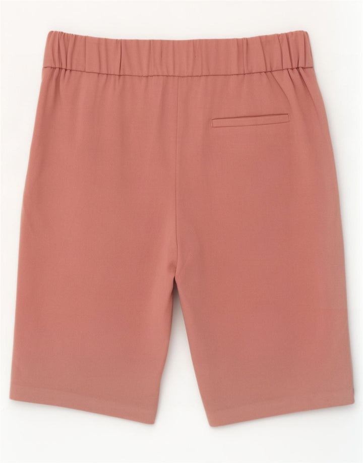 Женские шорты-бермуды Marks & Spencer UK 12, средний W30, розовый полиэстер