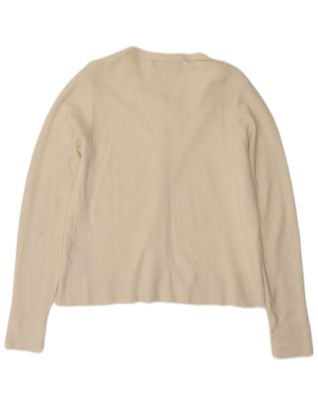 Женский кардиган Zara UK 12, средний белый вискоза