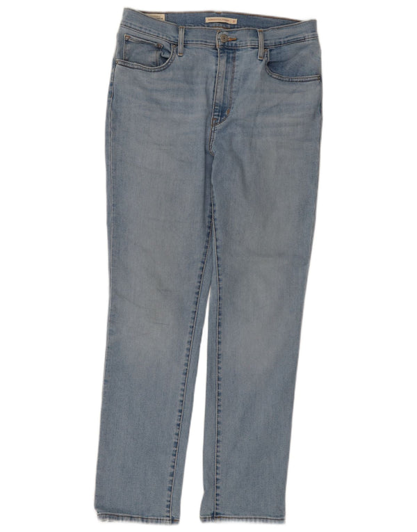 Женские прямые джинсы LEVI'S 724 с высокой посадкой W31 L30, синий хлопок