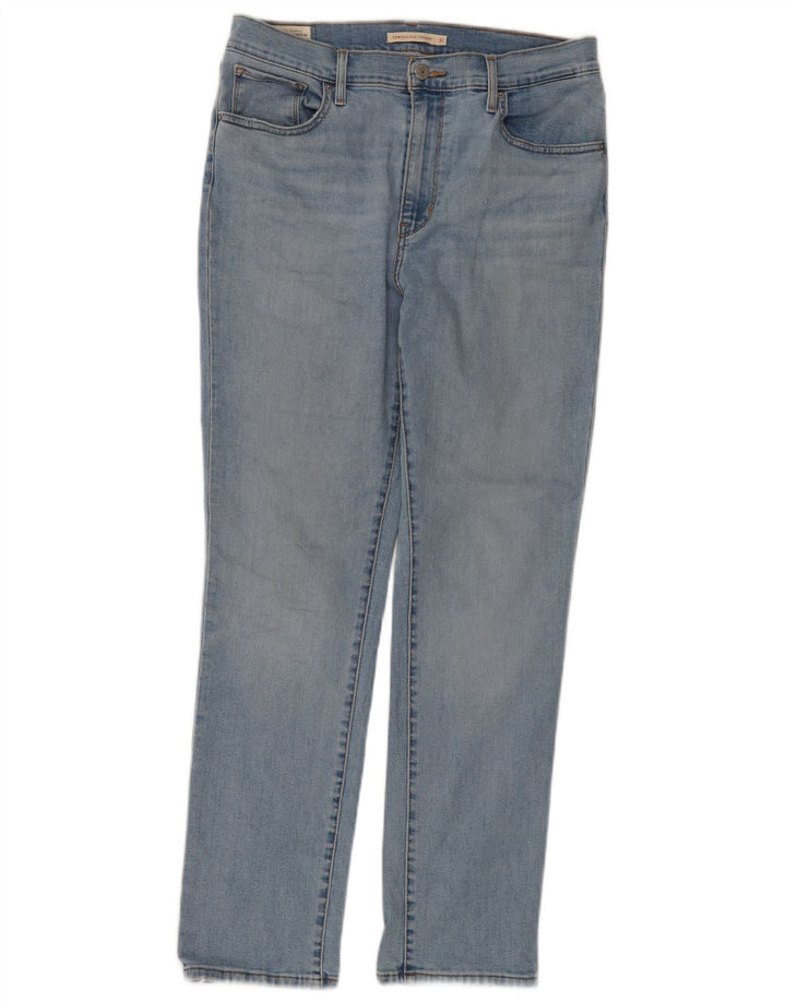 Женские прямые джинсы LEVI'S 724 с высокой посадкой W31 L30, синий хлопок