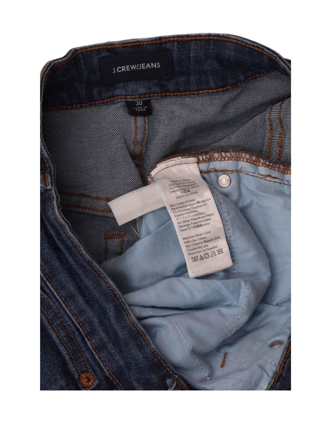 Женские джинсы Bootcut J. CREW W30 L26, синие, хлопок