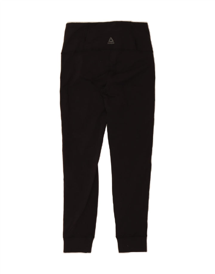 REEBOK Womens Tracksuit Trousers Joggers UK 12/14 Medium  Black Vintage Reebok and Second-Hand Reebok from Messina Hembry 