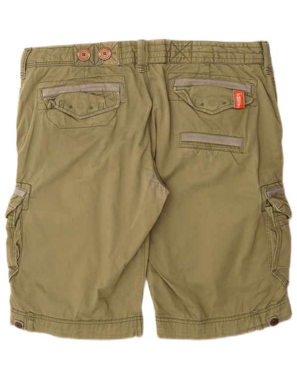Мужские шорты карго Superdry 2XL W40 Хаки Хлопок