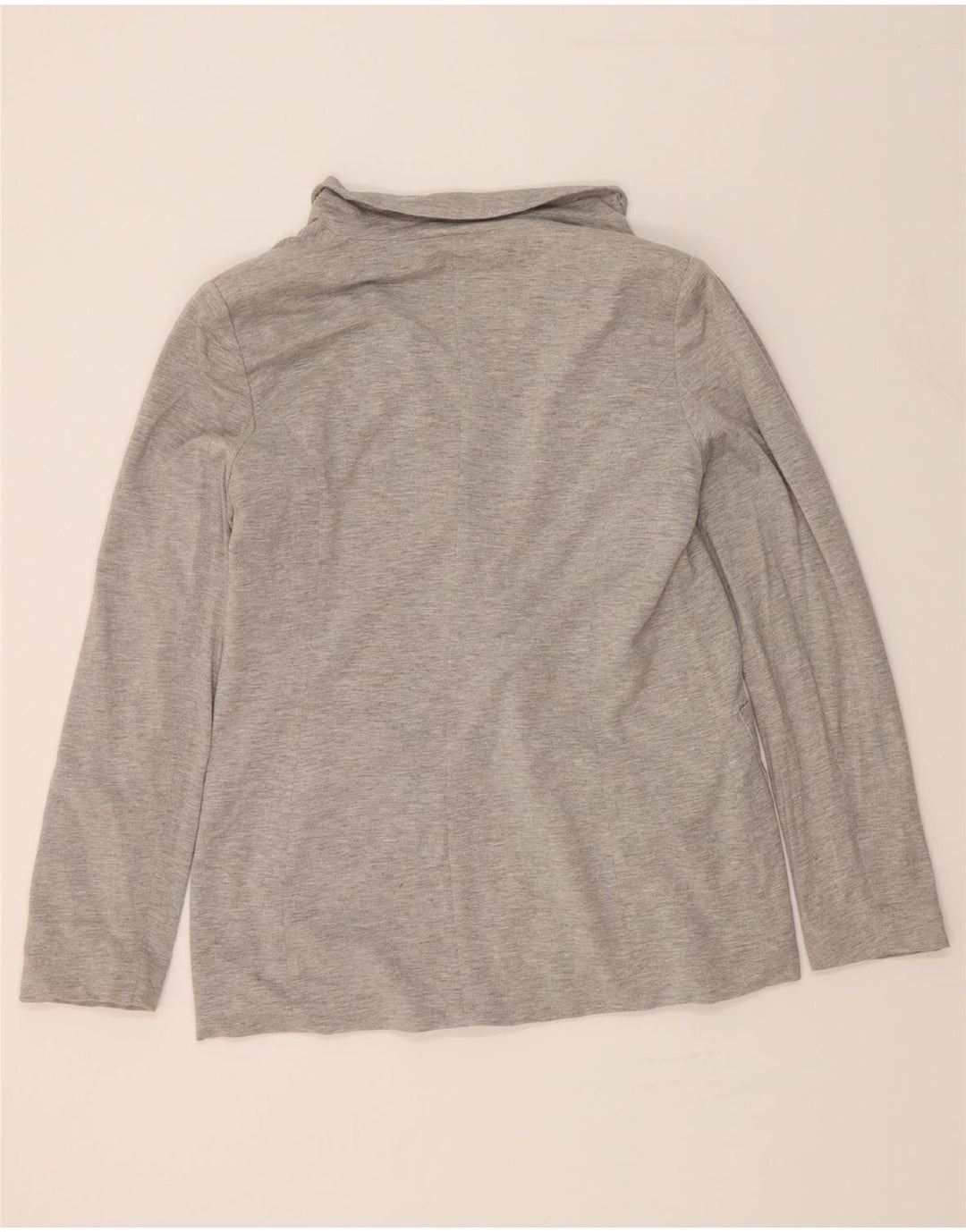 OASIS Womens Loose Fit 1 Button Blazer Jacket UK 10 Small Grey Viscose Vintage Oasis and Second-Hand Oasis from Messina Hembry 