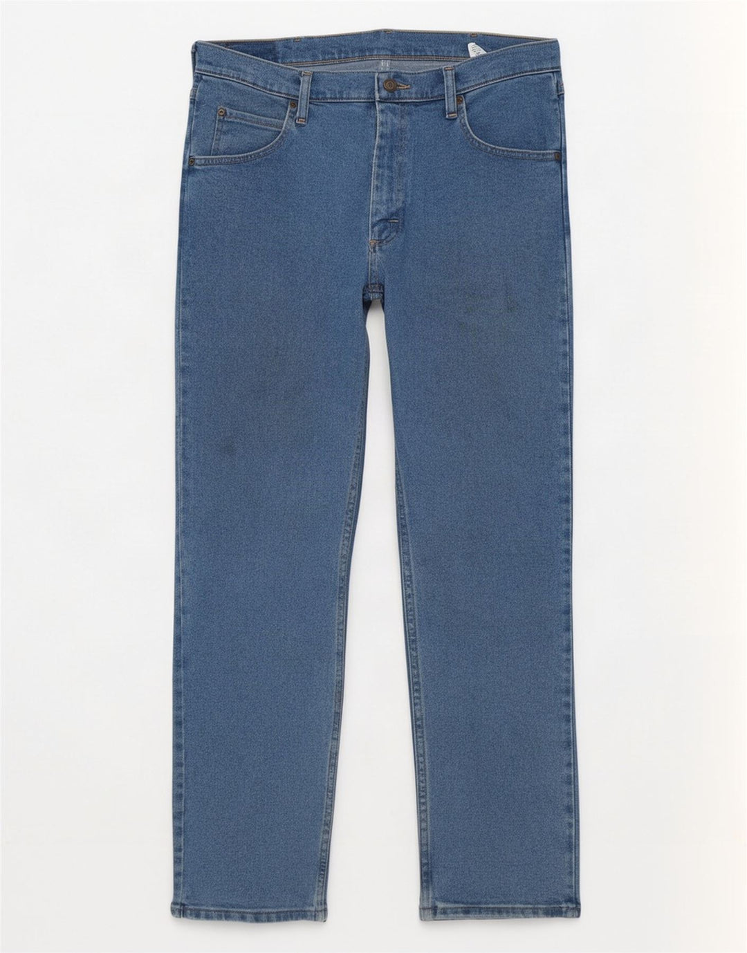 Мужские прямые джинсы Wrangler W34 L30 синие, хлопок