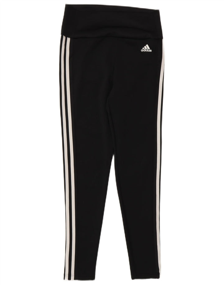 Женские леггинсы Adidas Aeroready UK 8/10, маленький черный полиэстер
