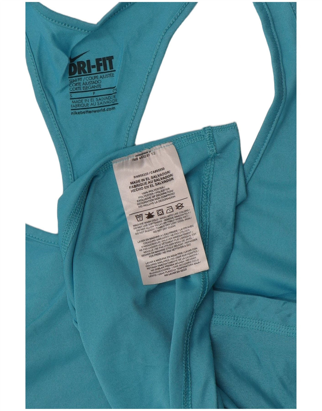 Женский облегающий жилет NIKE Dri Fit UK 8, маленький синий полиэстер