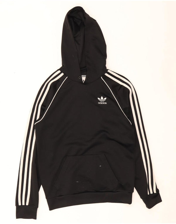 Мужская толстовка с капюшоном Adidas XS, черный полиэстер
