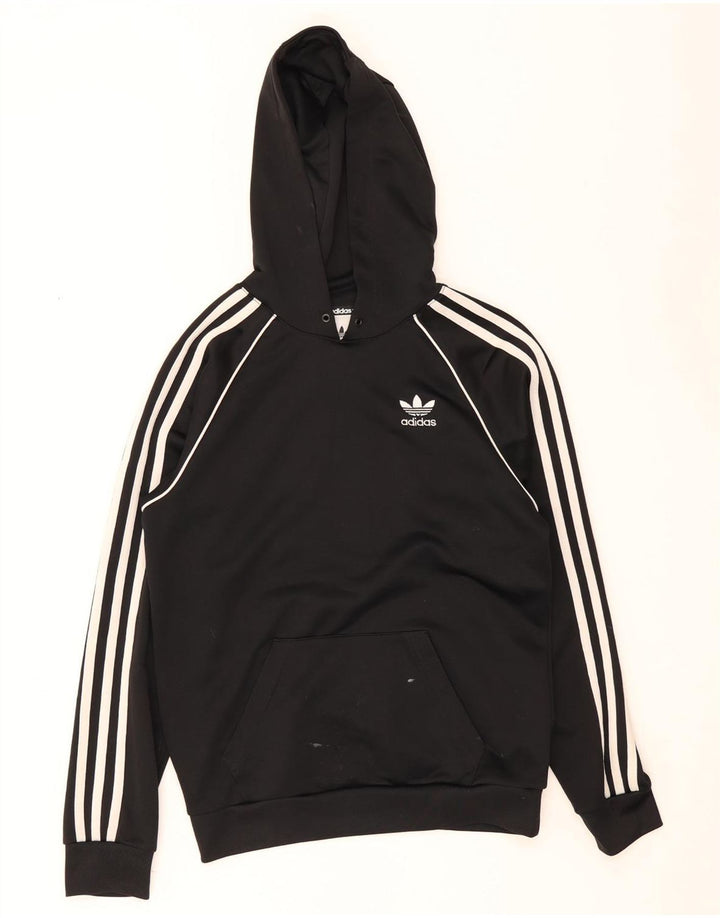 Мужская толстовка с капюшоном Adidas XS, черный полиэстер