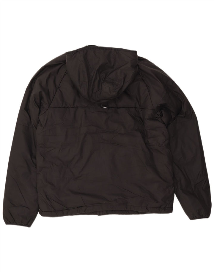 Мужская ветровка с капюшоном NIKE Therma-Fit UK 38, средний черный цвет