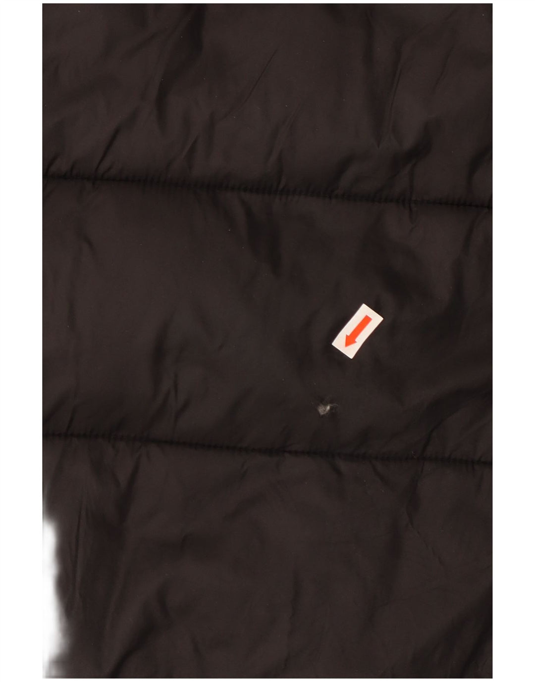 Женское стеганое пальто оверсайз с капюшоном ZARA UK 10, маленький черный полиэстер