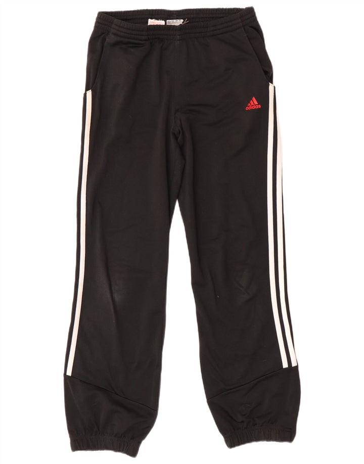 Спортивный костюм Adidas для мальчиков, брюки для бега, 11-12 лет, черный полиэстер
