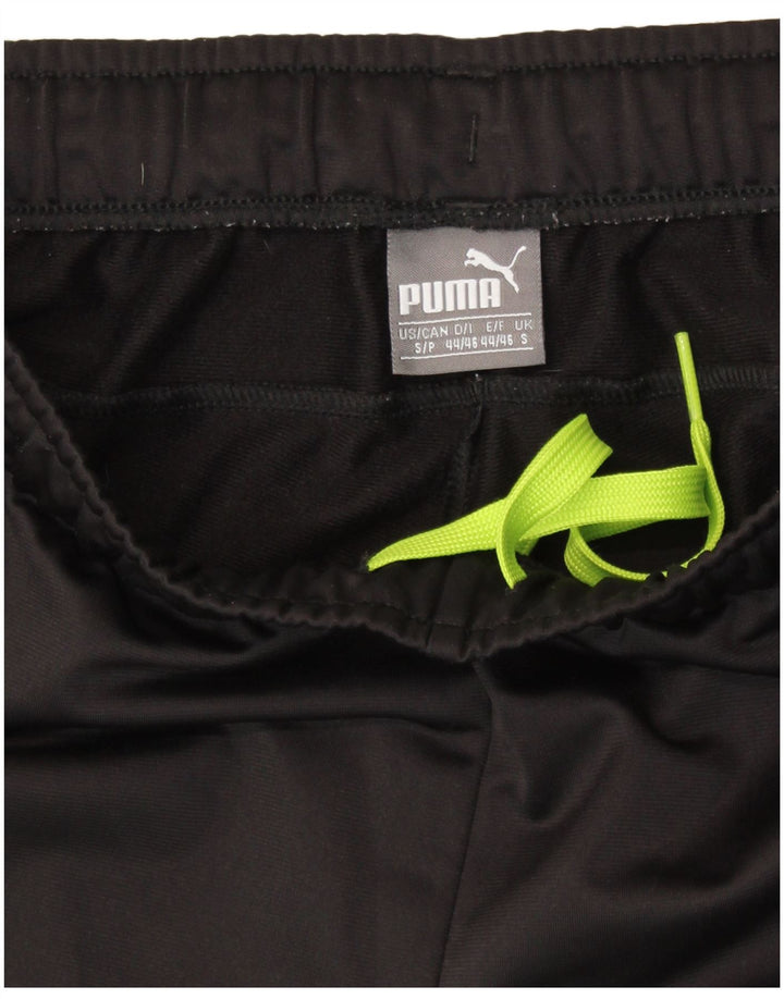 Мужские спортивные брюки PUMA, маленькие черные брюки из полиэстера