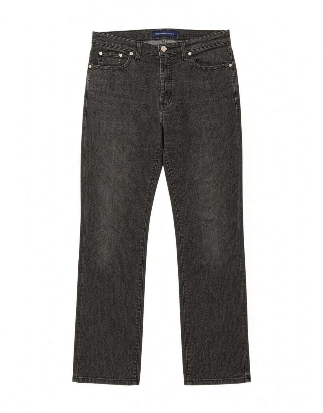 TRUSSARDI Womens Straight Jeans W30 L31 Grey Cotton Vintage Trussardi and Second-Hand Trussardi from Messina Hembry 