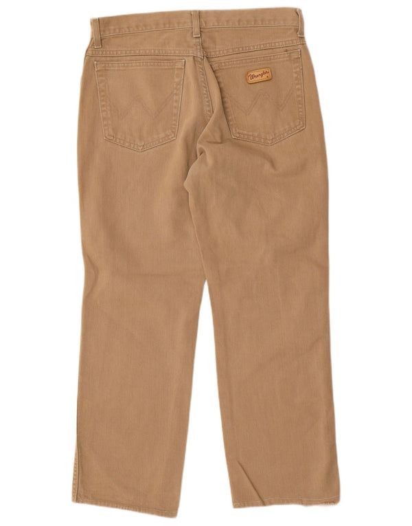 Джинсы мужские прямые Wrangler W30 L27 бежевые