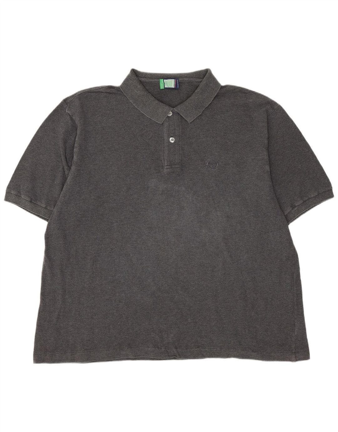 Мужская рубашка поло SERGIO TACCHINI IT 58 2XL Серый хлопок