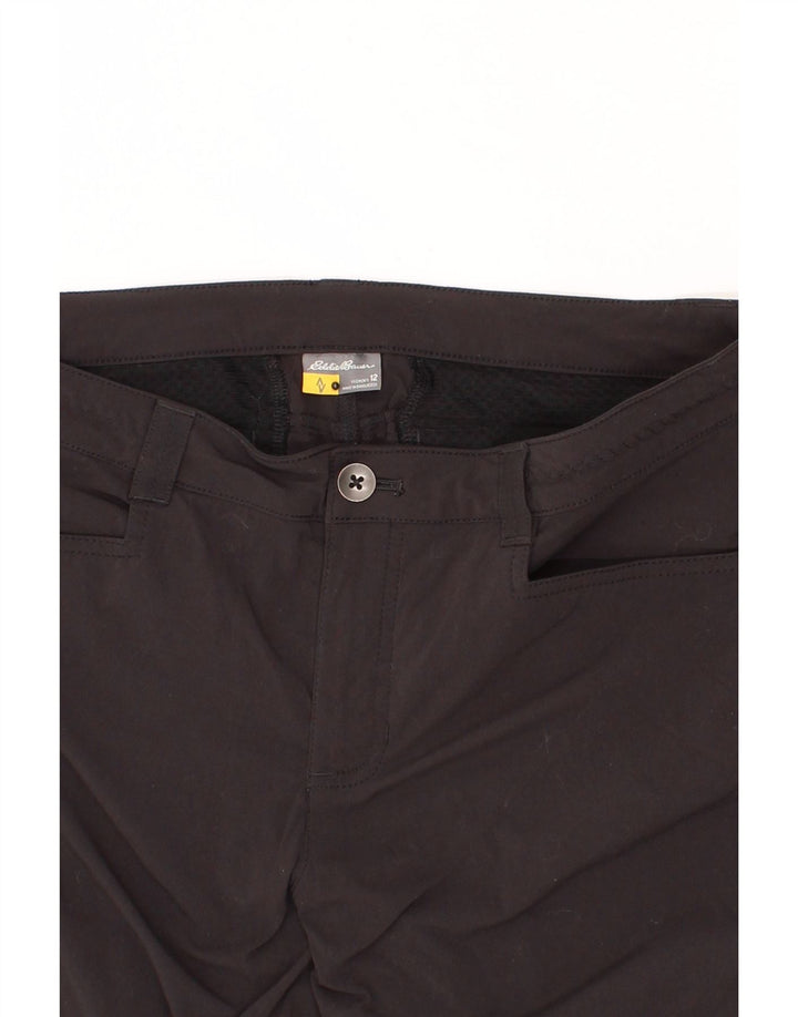 EDDIE BAUER Womens Casual Shorts US 12 Large W34  Black Nylon Vintage Eddie Bauer and Second-Hand Eddie Bauer from Messina Hembry 