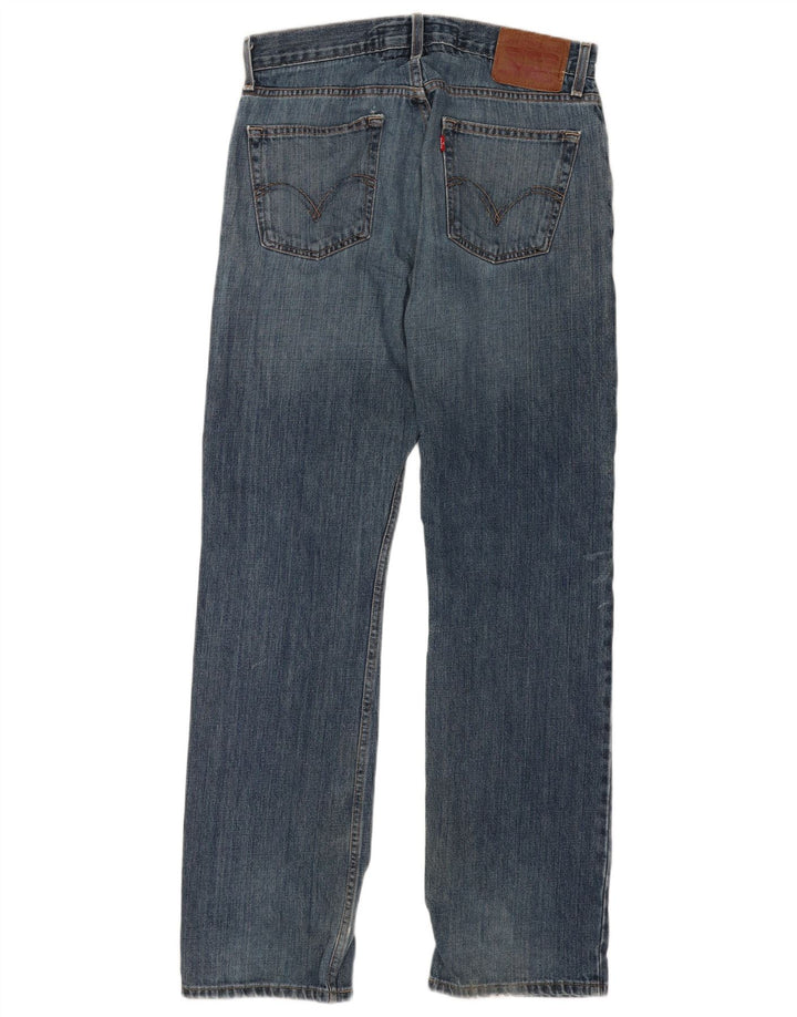 Мужские узкие прямые джинсы Levi's 514 W32 L34 синие, хлопок