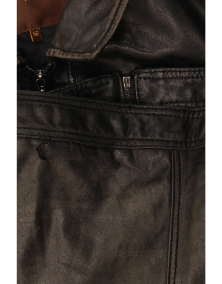 Куртка Мужская Кожаная Conbipel IT 56 2XL Черная