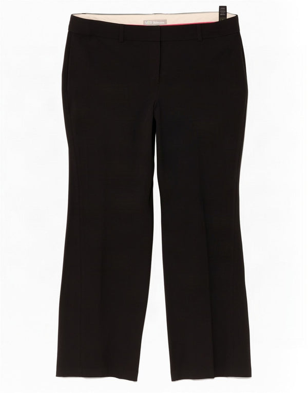 Женские брюки чиносы Marks & Spencer Bootcut UK 14, большие W36 L27, черные