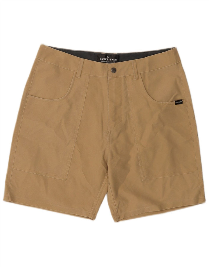 Мужские повседневные шорты-амфибия Quiksilver W30, средний, бежевый, полиэстер