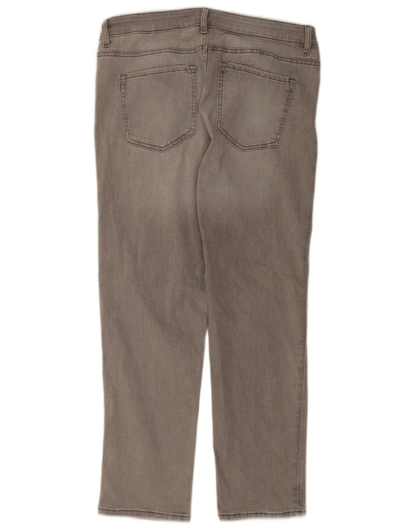 Женские прямые джинсы Marks & Spencer The Sienna UK 16, большие W34 L27, серые