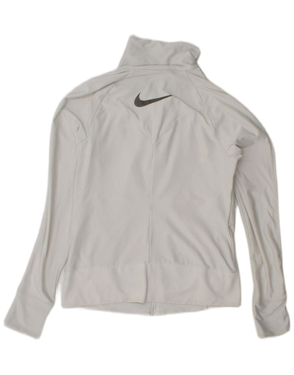 Женская спортивная куртка Nike Dri Fit UK 14/16, большая белая