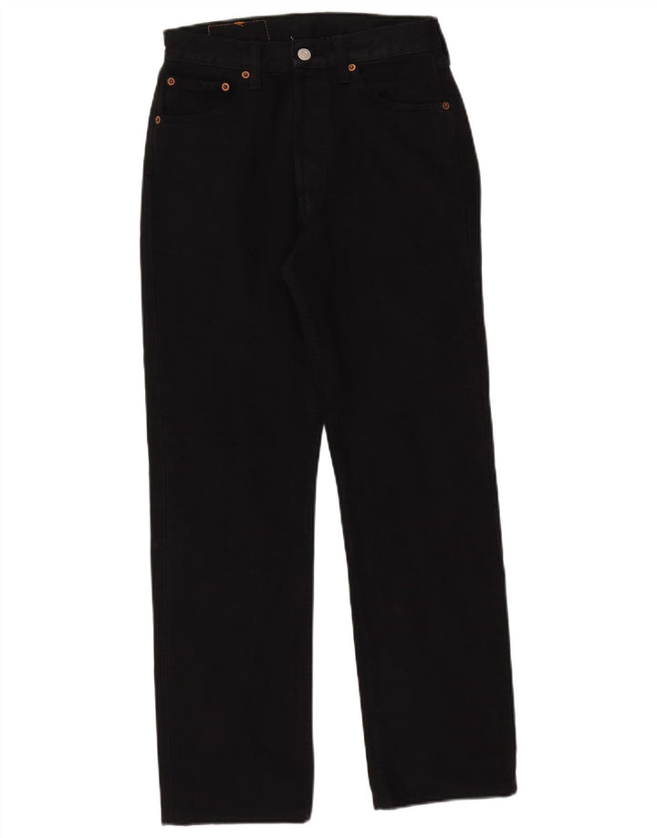 Женские прямые джинсы Levi's 501 W28 L29, черный хлопок