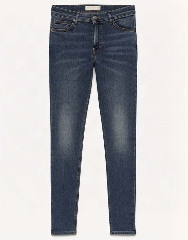 Женские джинсы скинни Topshop Jamie W28 L28, синий хлопок