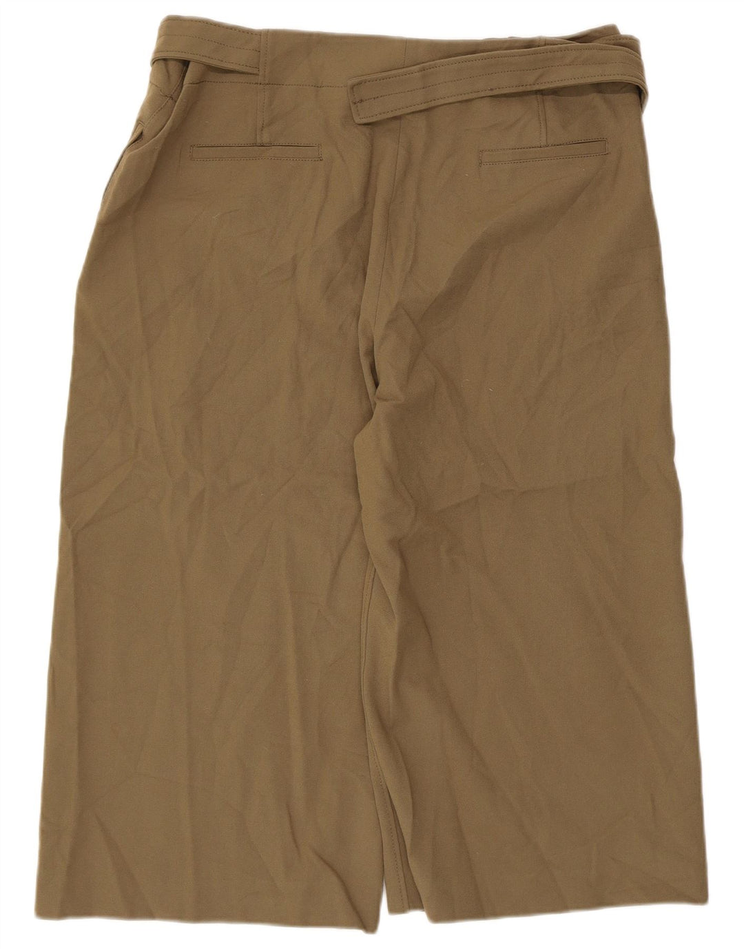 Женские капри Zara 2XL W36 L20 хаки, полиэстер