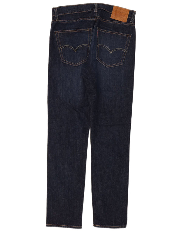 Женские узкие зауженные джинсы Levi's W33 L32, темно-синий хлопок