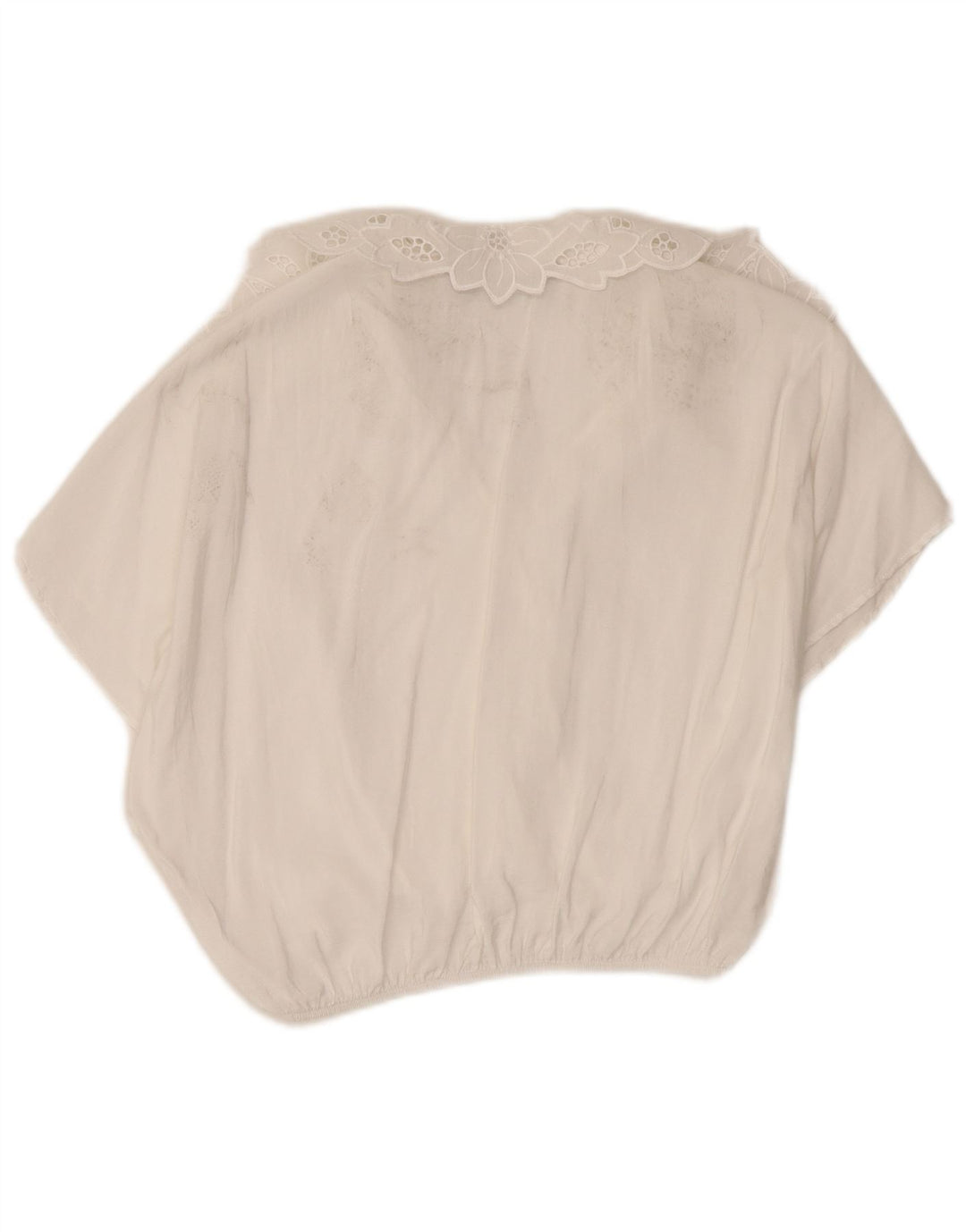 Женская укороченная блузка Zara UK 10, маленькая белая