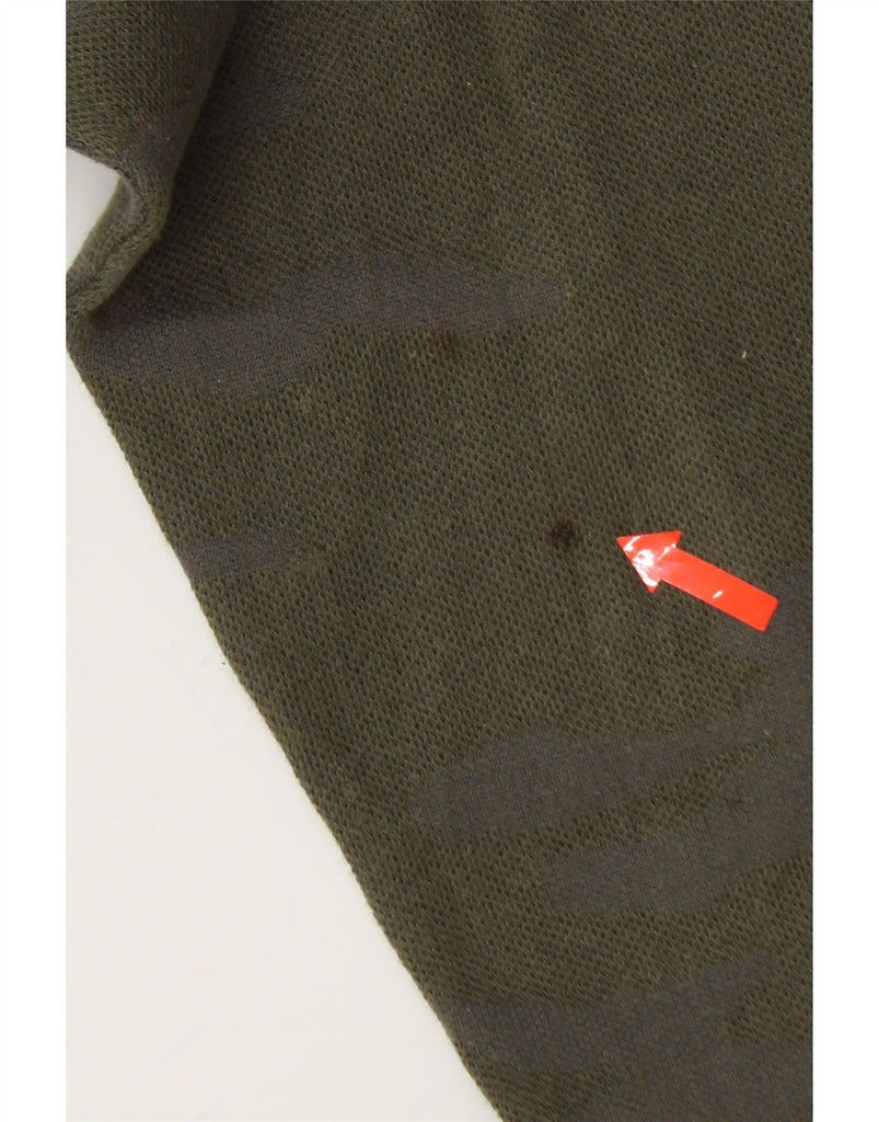 AVIREX Womens Crew Neck Jumper Sweater UK 18 XL Green Camouflage Cotton Vintage Avirex and Second-Hand Avirex from Messina Hembry 