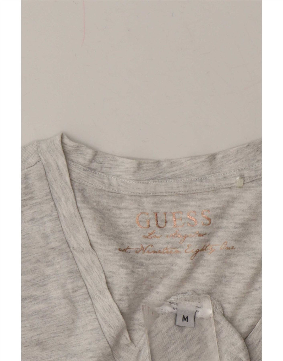 Женская футболка Guess с рисунком Top UK 14, средний серый в крапинку