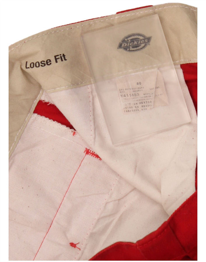 Мужские брюки-карго свободного покроя Dickies W36 L33, красный полиэстер