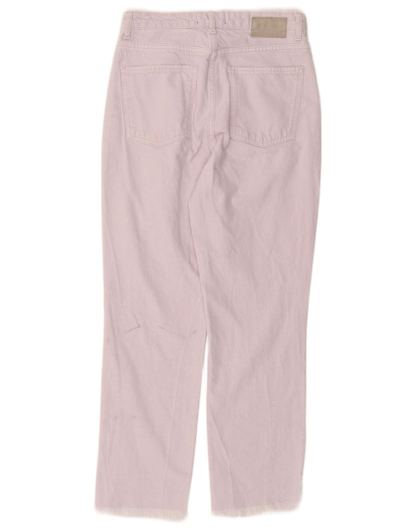 DESIGUAL Женские прямые джинсы EU 38 Medium W26 L27 Фиолетовый хлопок