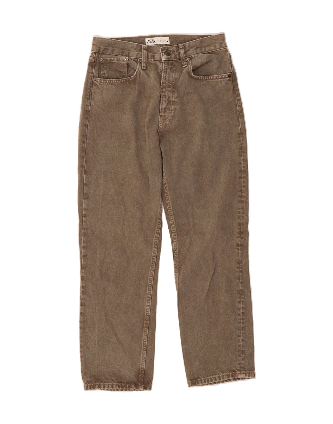ZARA Womens Straight Jeans EU 36 XS W26 L26 Grey Vintage Zara and Second-Hand Zara from Messina Hembry 