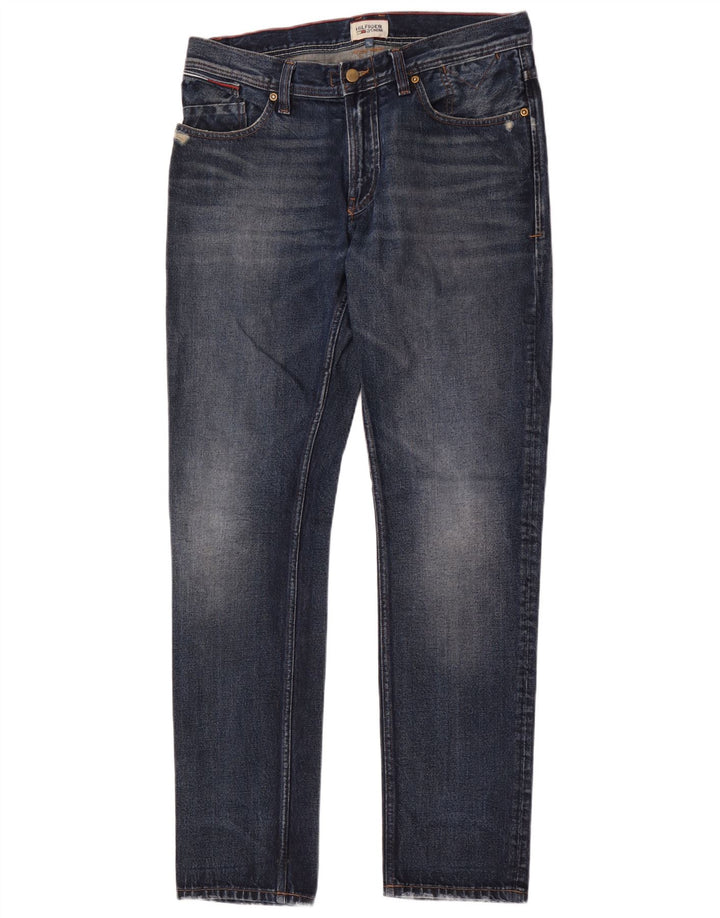 Мужские узкие джинсы Tommy Hilfiger W33 L34 синие
